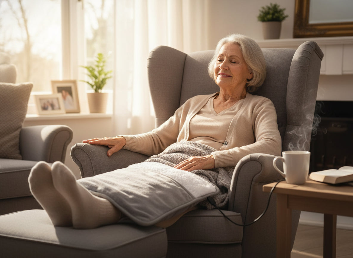 Perfect for Seniors, Cold-Feet Sufferers & Desk Workers